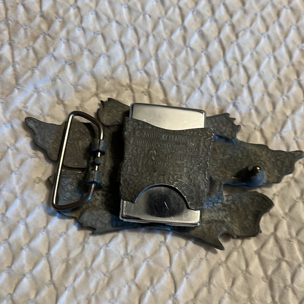 Lucky 13 Belt Buckle - Picture 2 of 5